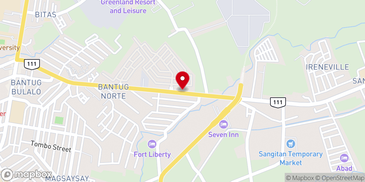 Map showing location of Christian Mission Fellowship