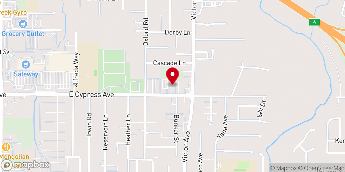 Map showing location of Kool April Nites