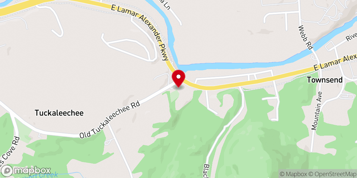 Map showing location of Campground United Methodist Church