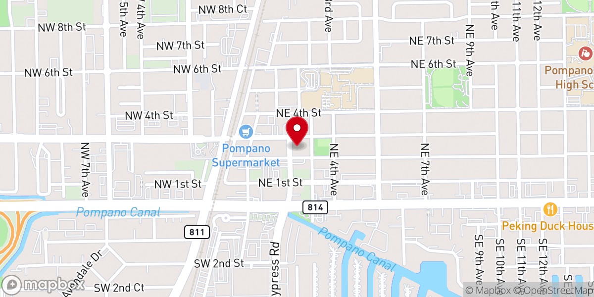Map showing location of Christ Church United Methodist