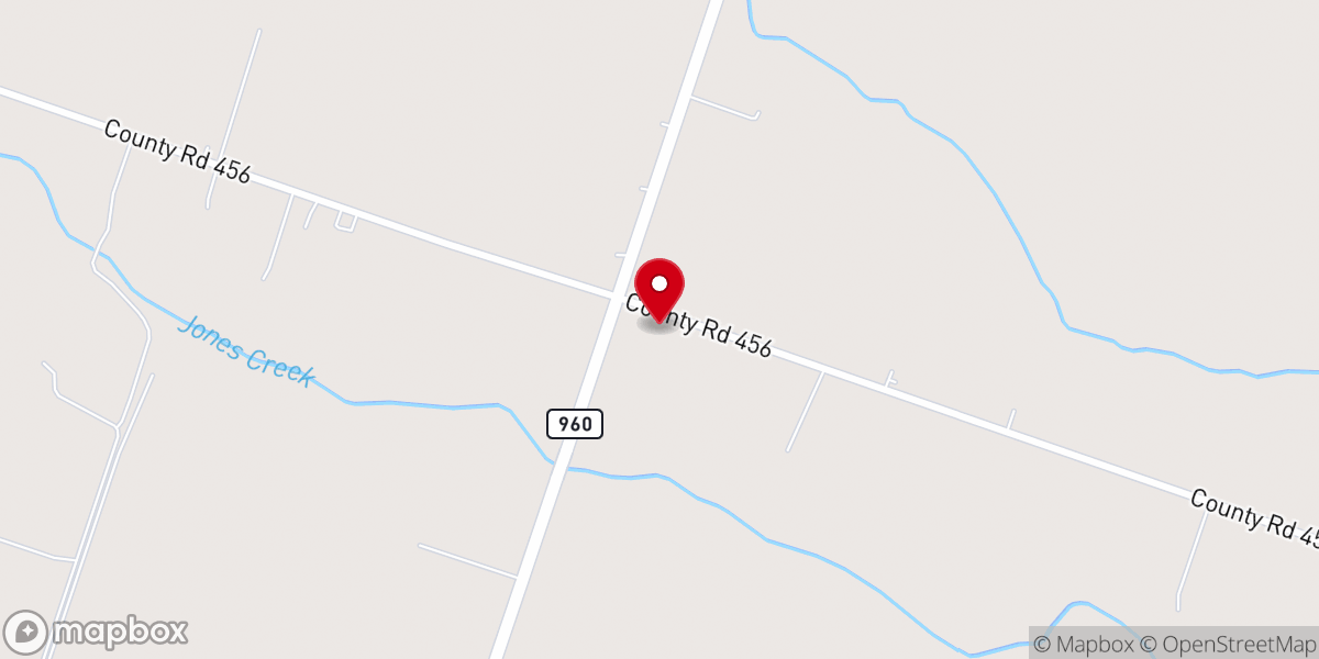 Map showing location of Red Hill Church