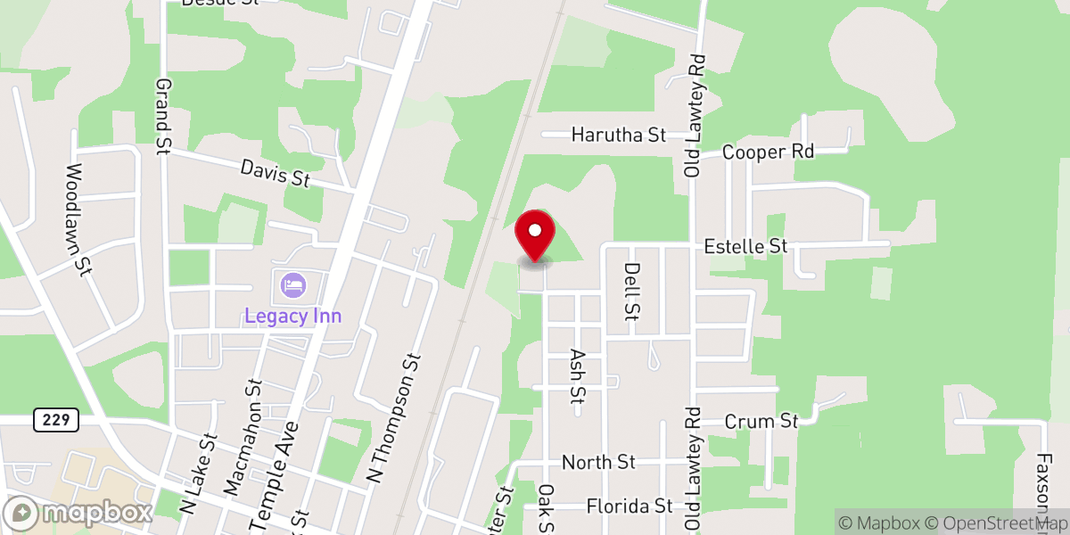 Map showing location of New Jerusalem Church of God Inc.