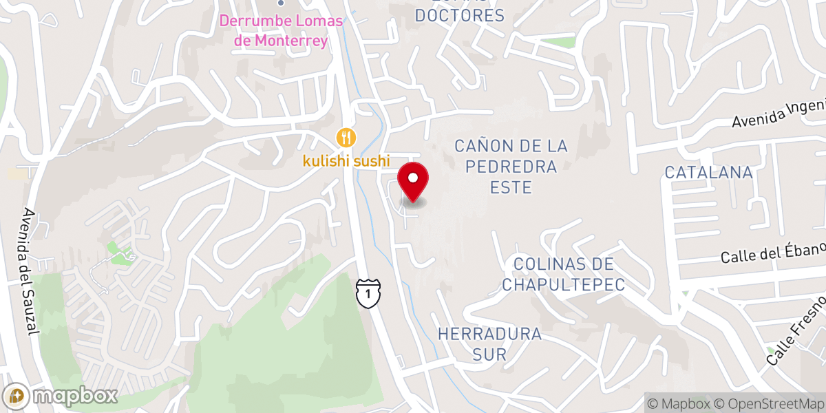 Map showing location of Iglesia Bautista Puerta Abierta A.R.
