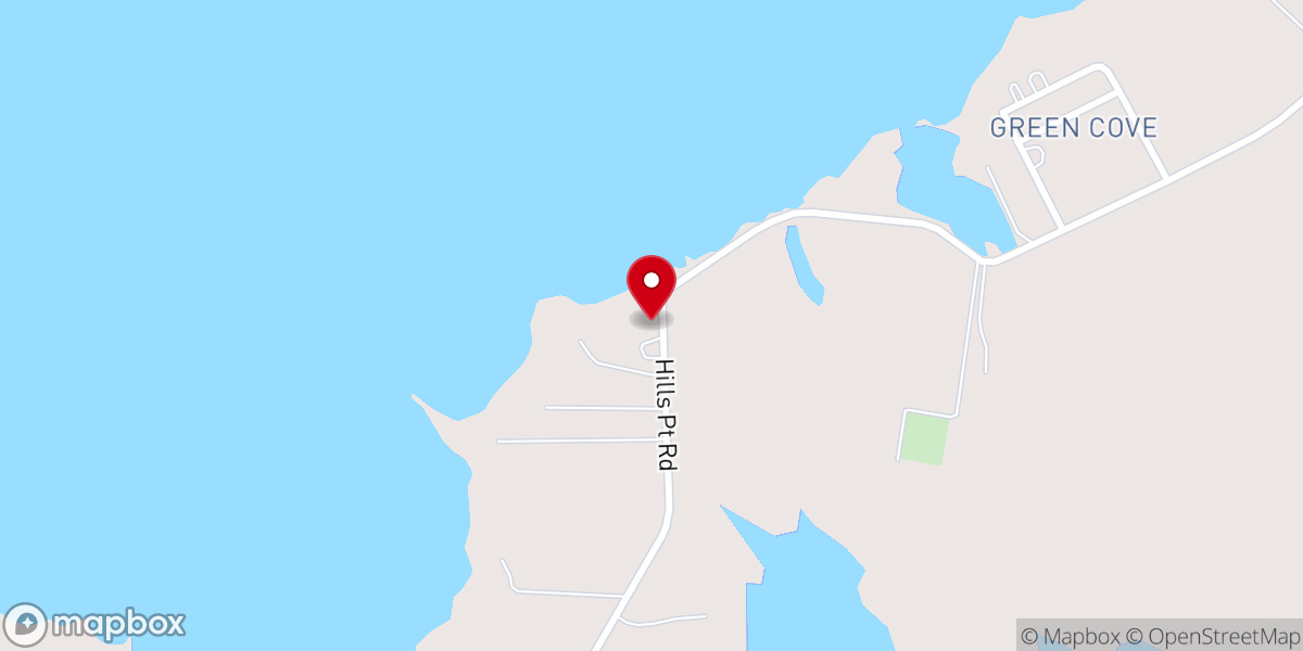Map showing location of Gods Point of View