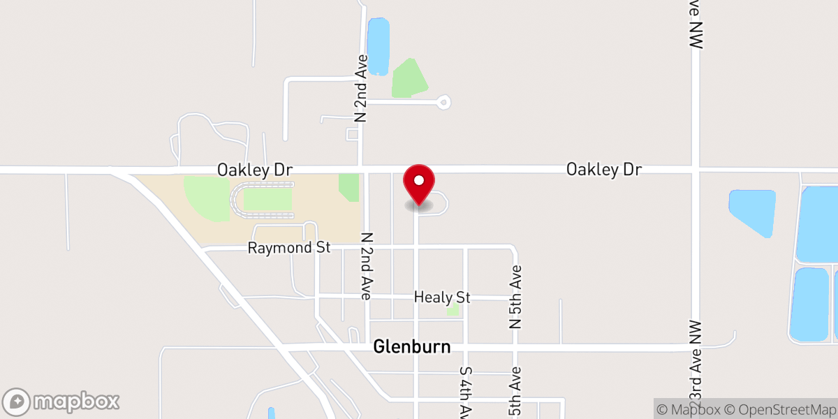 Map showing location of St Philomena Catholic Church