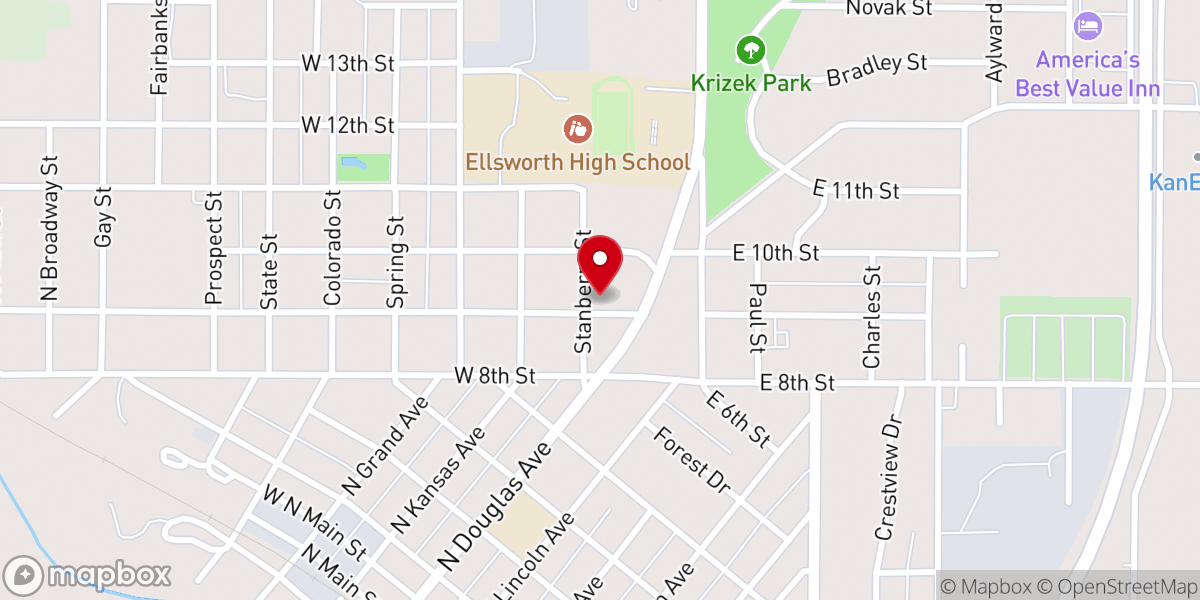 Map showing location of Immanuel Lutheran Church