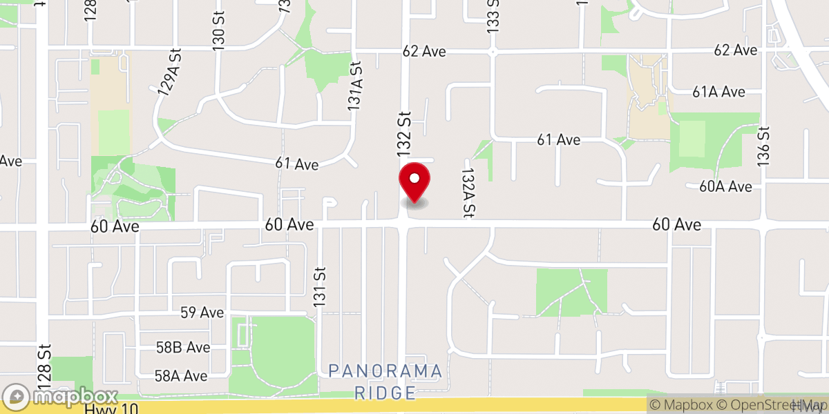 Map showing location of Berea Baptist Church
