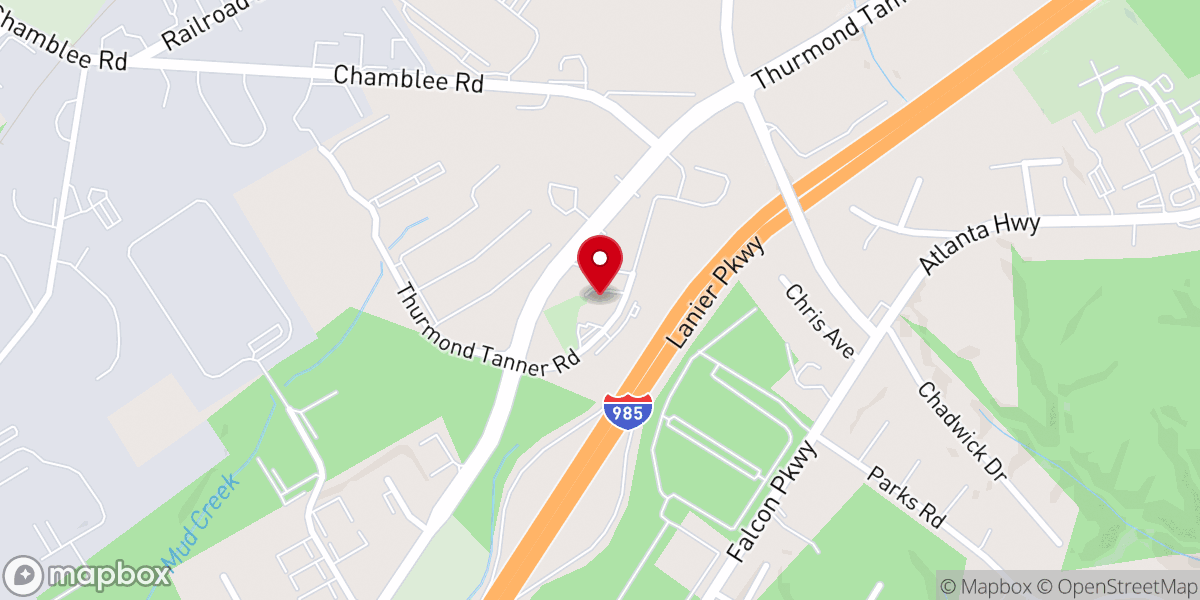 Map showing location of Mt Zion Baptist Church