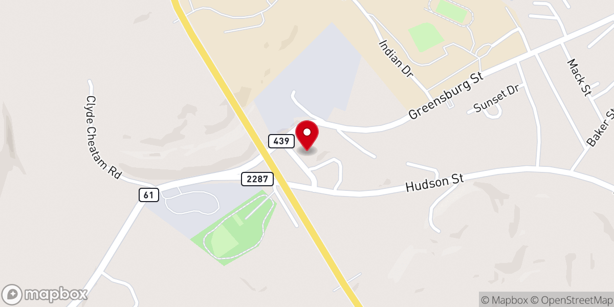 Map showing location of Columbia Seventh-day Adventist Church