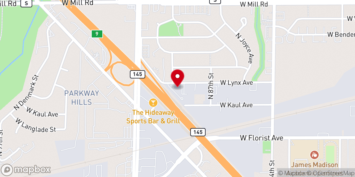 Map showing location of Shalom Community Church North