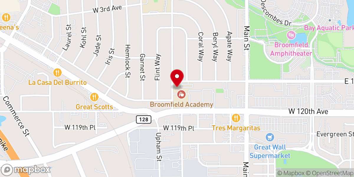 Map showing location of Redeemer Church Colorado