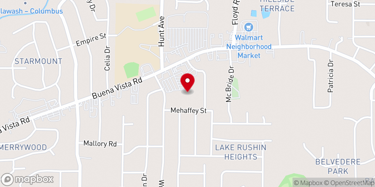 Map showing location of Victorious Faith Christian Center