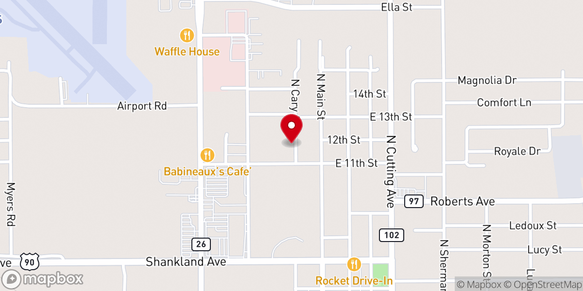 Map showing location of Life Touch Ministries