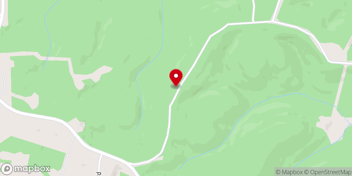 Map showing location of Pleasant Ridge Church