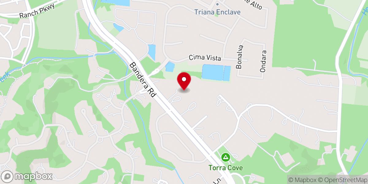 Map showing location of Home Church San Antonio