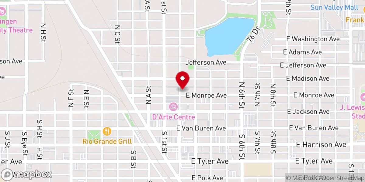 Map showing location of The Salvation Army of Harlingen