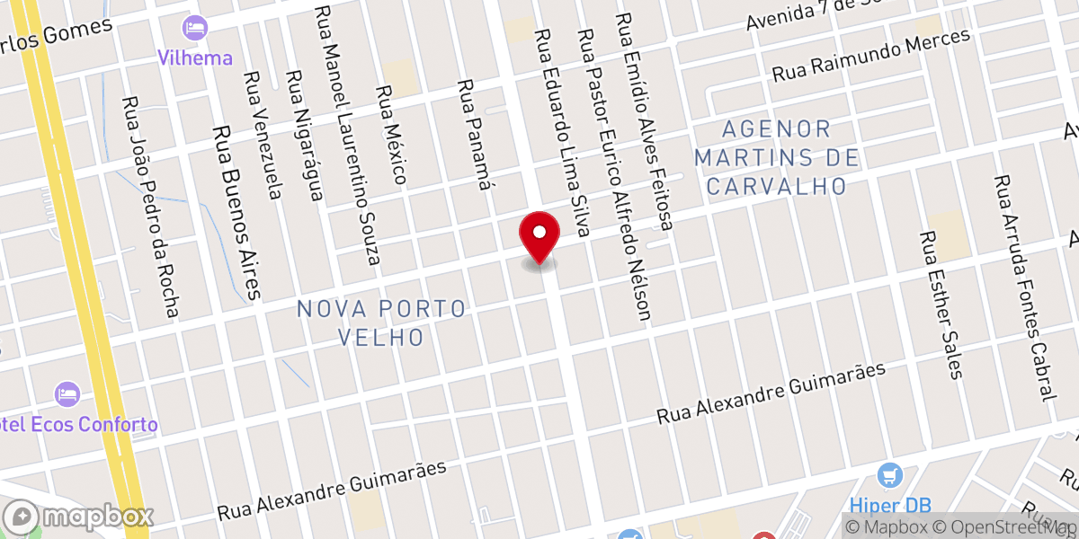 Map showing location of Igreja Evangélica Pentecostal A Palavra de Cristo