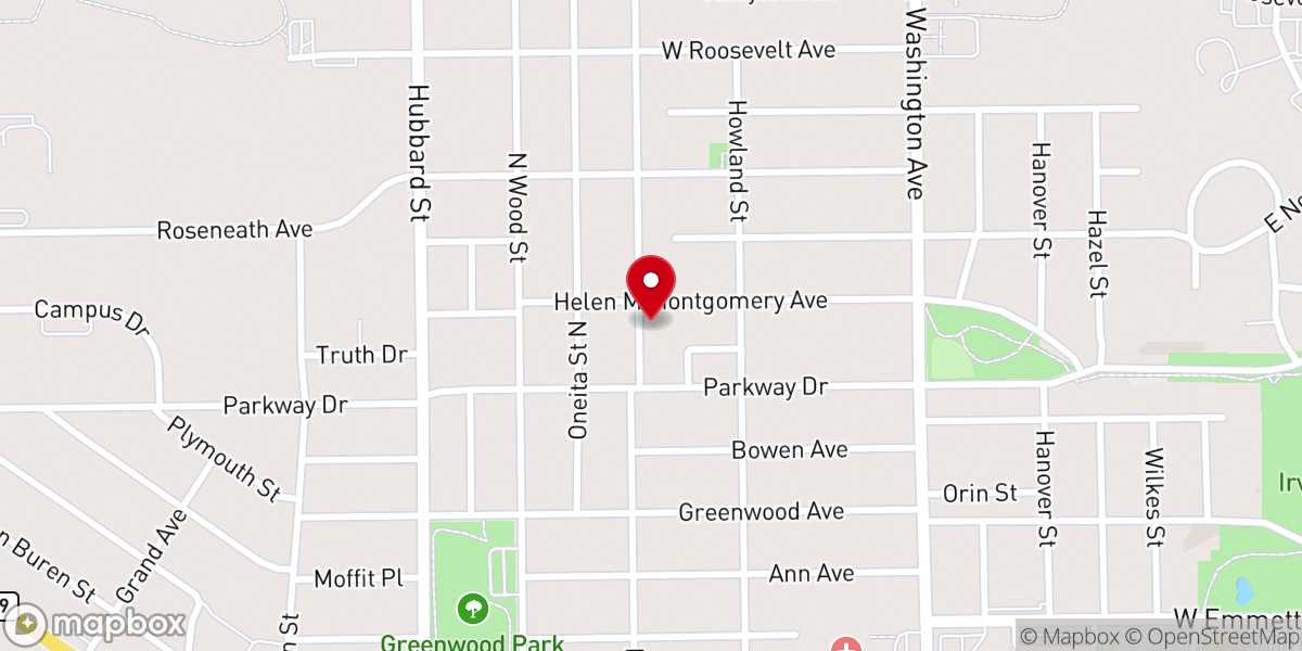 Map showing location of Calvary Grace Faith Temple