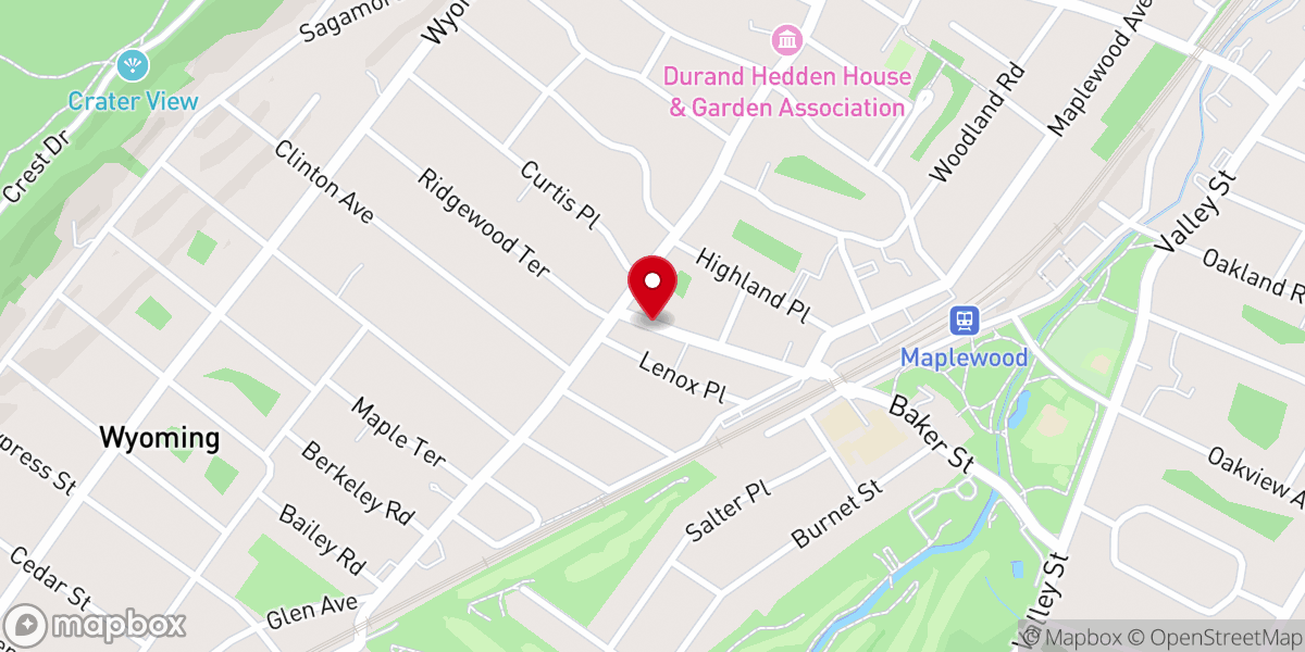 Map showing location of Morrow Memorial Methodist Church