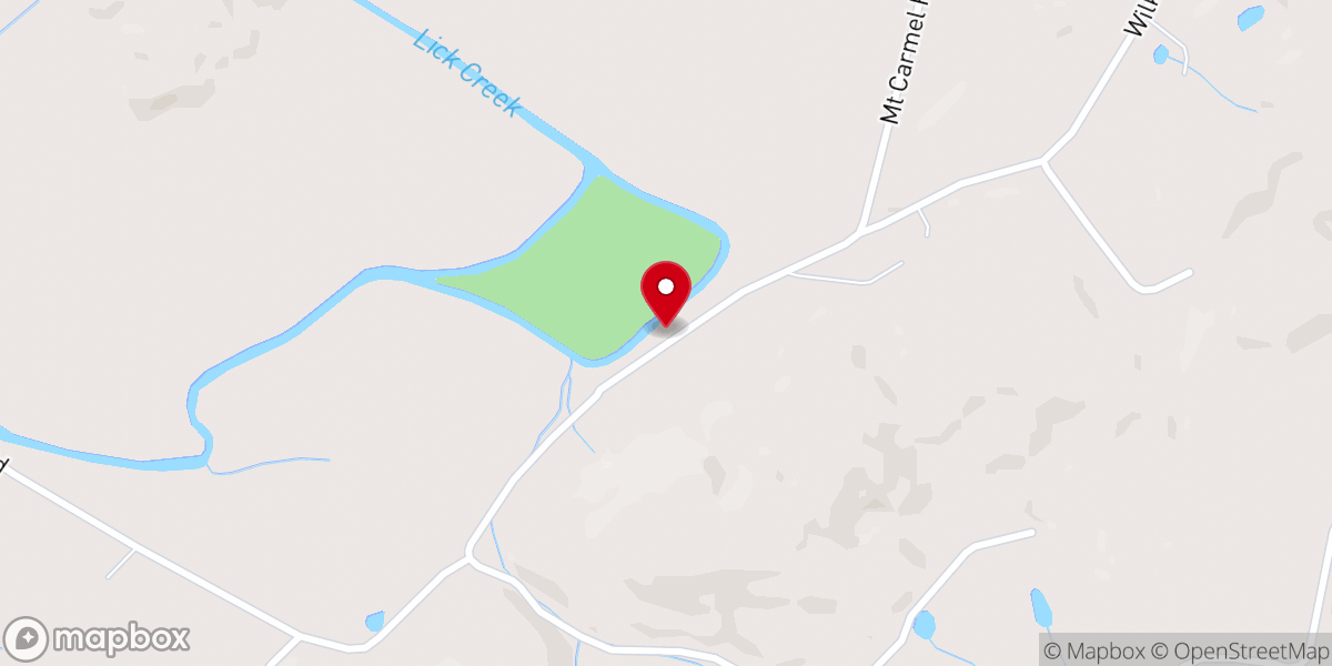 Map showing location of Lick Creek Valley Church – House of Prayer