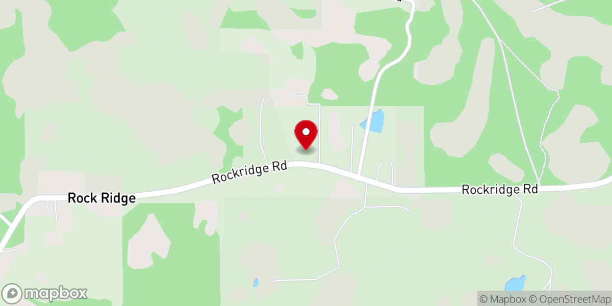 Map showing location of Little Flock Church
