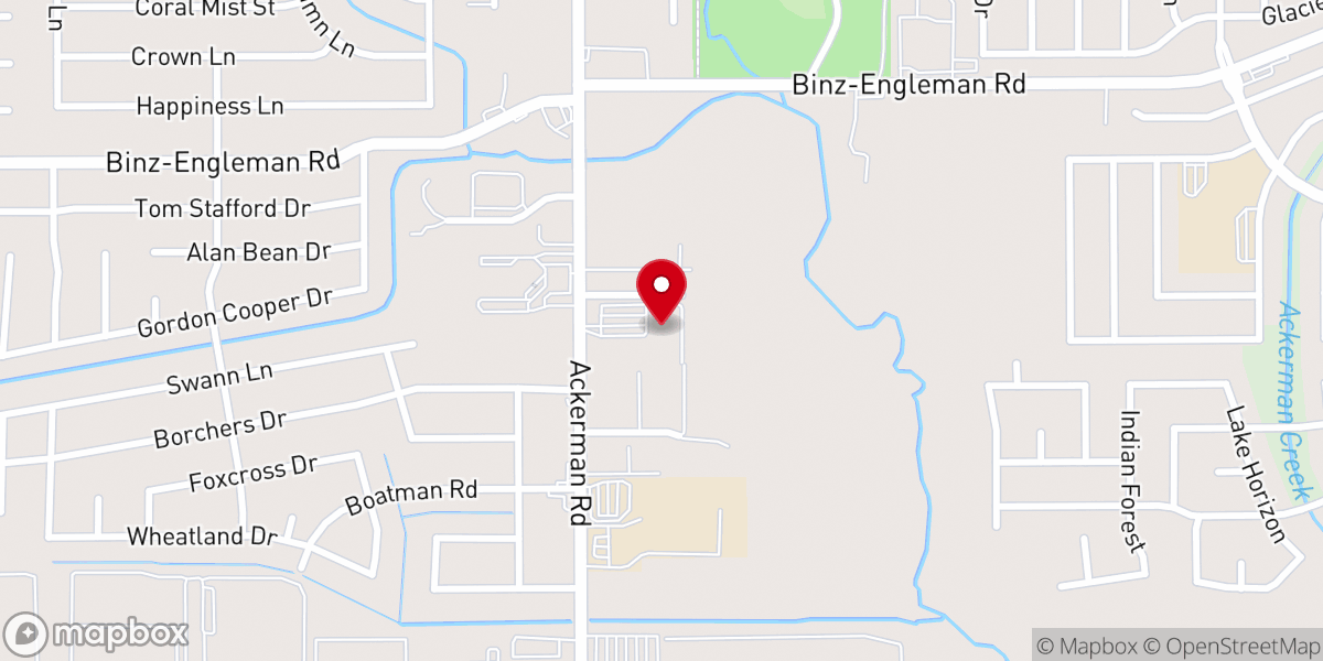 Map showing location of True Vision Church NE Campus