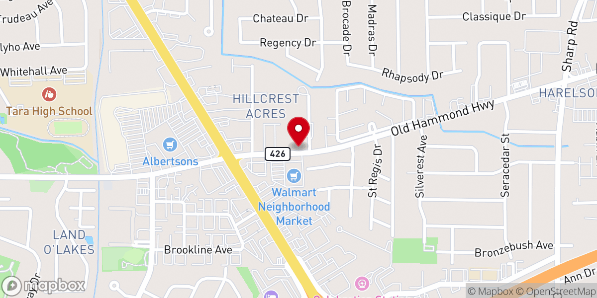 Map showing location of Nazarene Church
