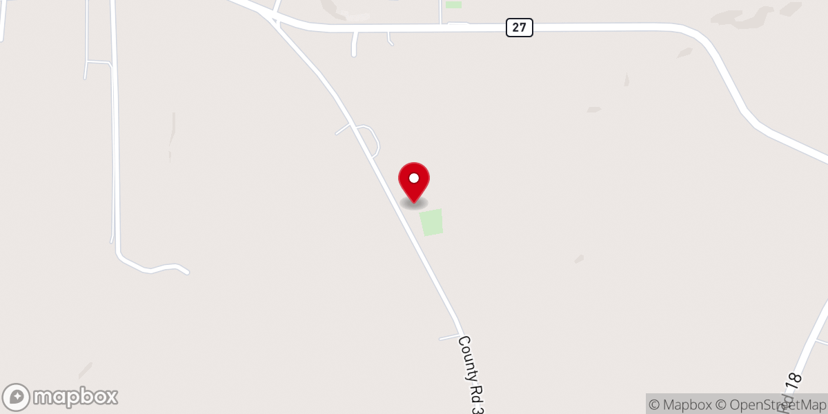 Map showing location of Chalkhead Baptist Church