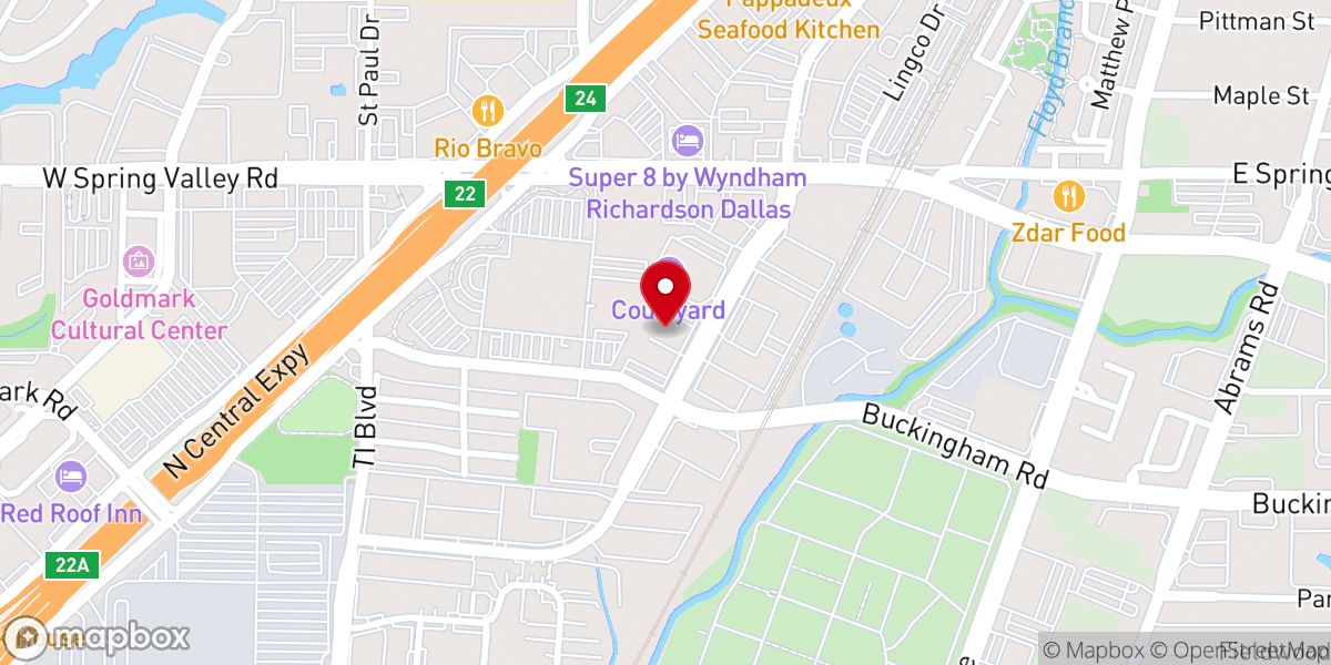 Map showing location of THE ROCK Mt Pisgah Missionary Baptist Church