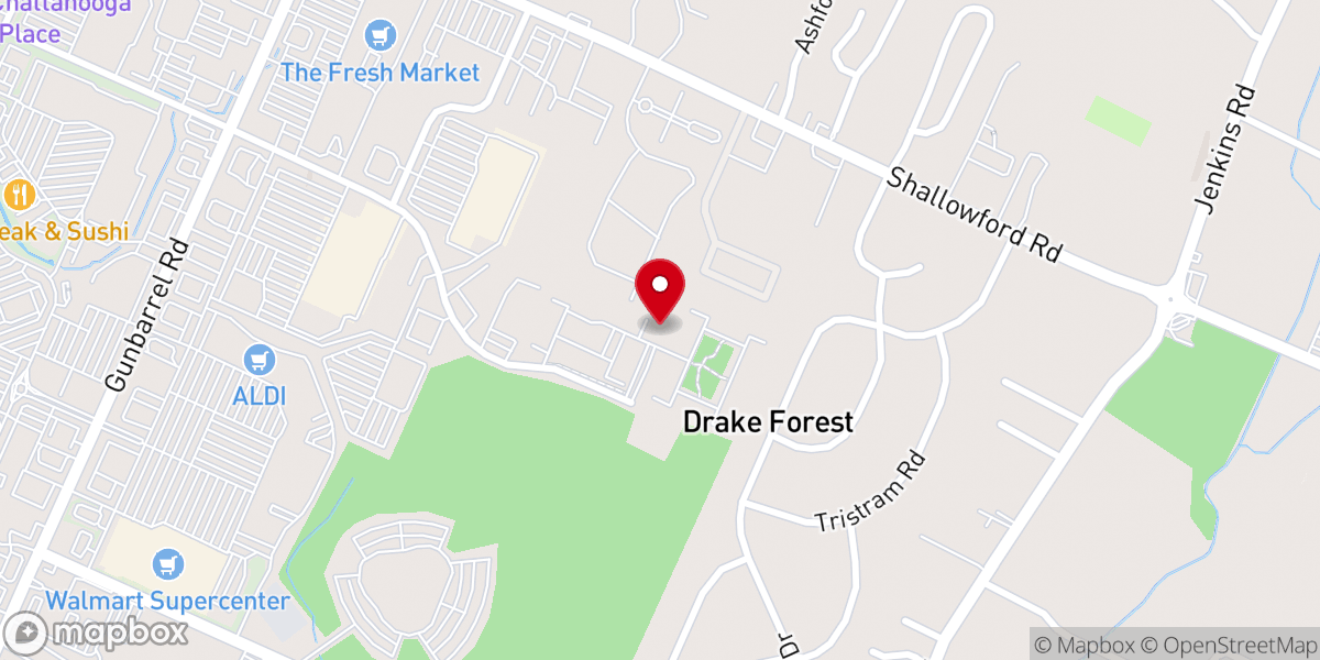 Map showing location of Venue Church