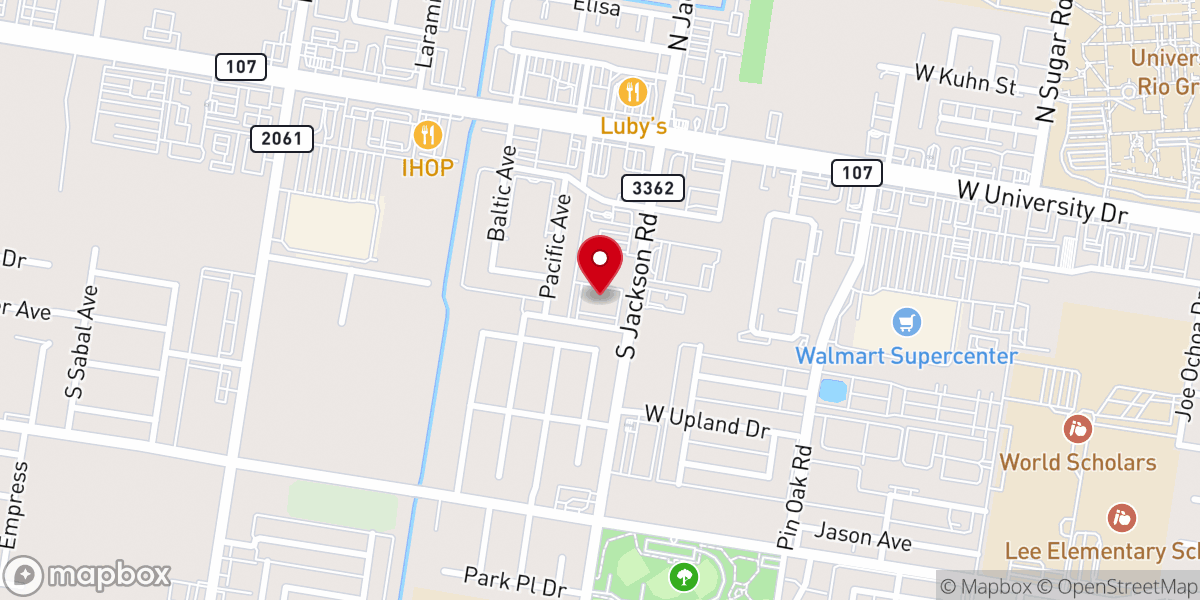 Map showing location of Jesus Iglesia Inc