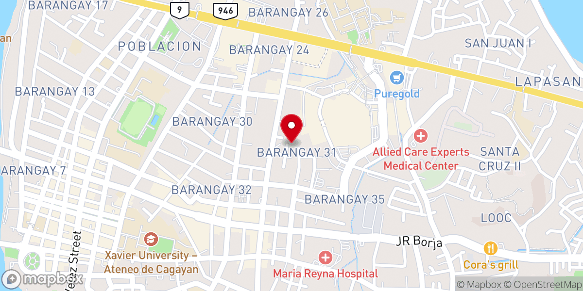 Map showing location of City Alliance Church