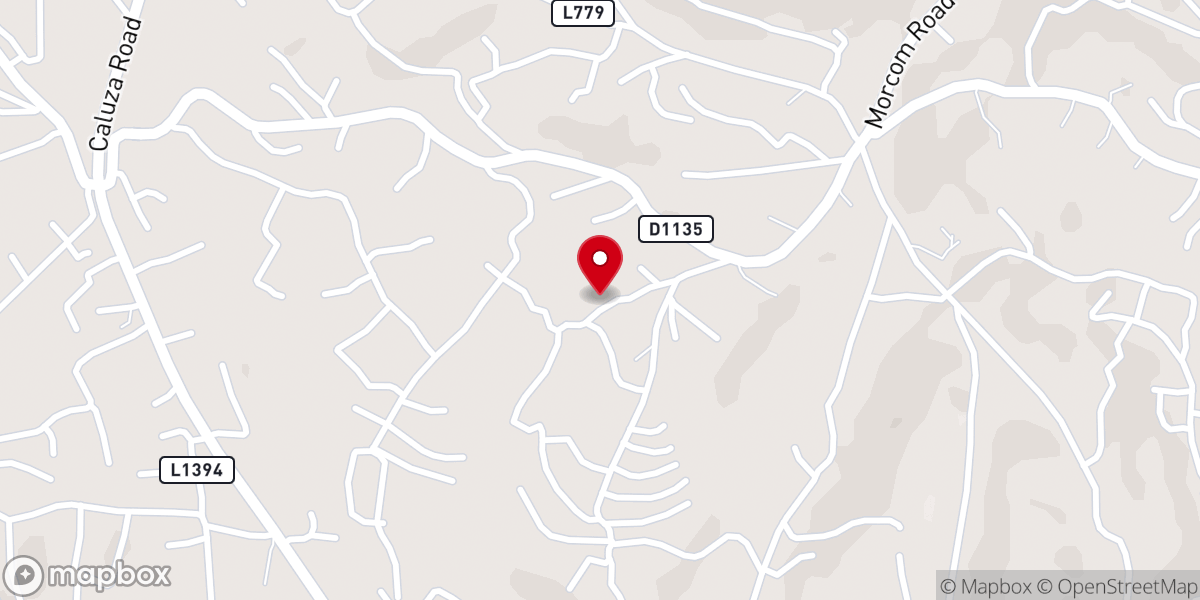 Map showing location of Ndumo Methodist Church