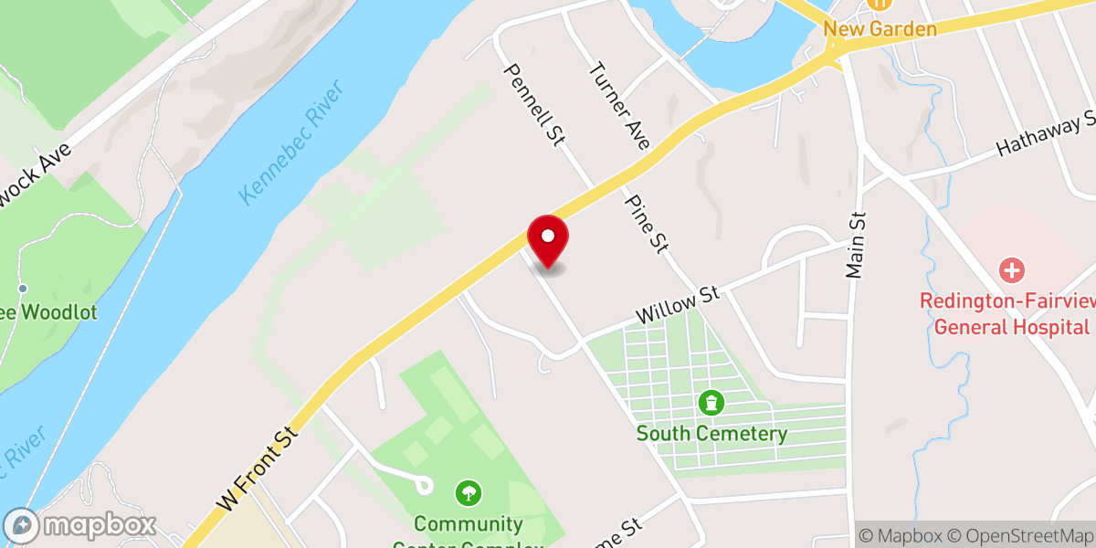 Map showing location of Shelter by Jesus - Food Pantry & Soup Kitchen