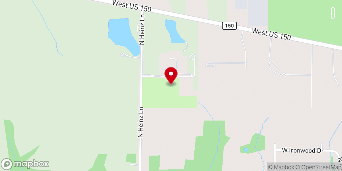 Map showing location of Bethany Soccer Fields (Christian Center)