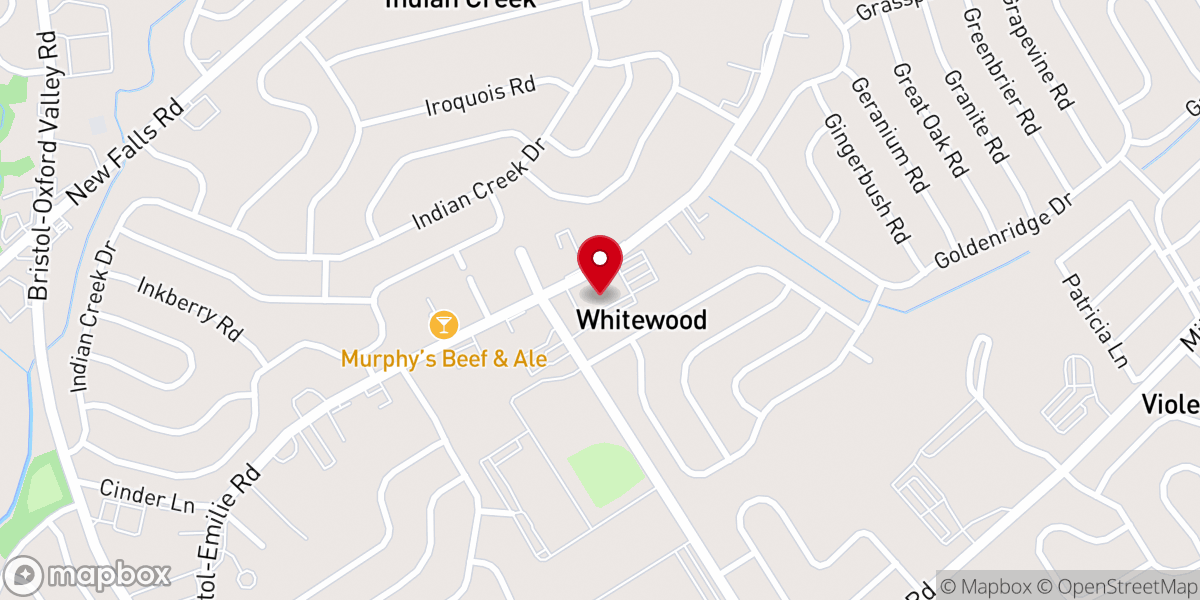 Map showing location of First Presbyterian Church of Levittown, PA