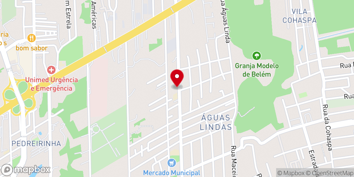 Map showing location of ASSEMBLÉIA DE DEUS DA AMAZÔNIA NO BRASIL
