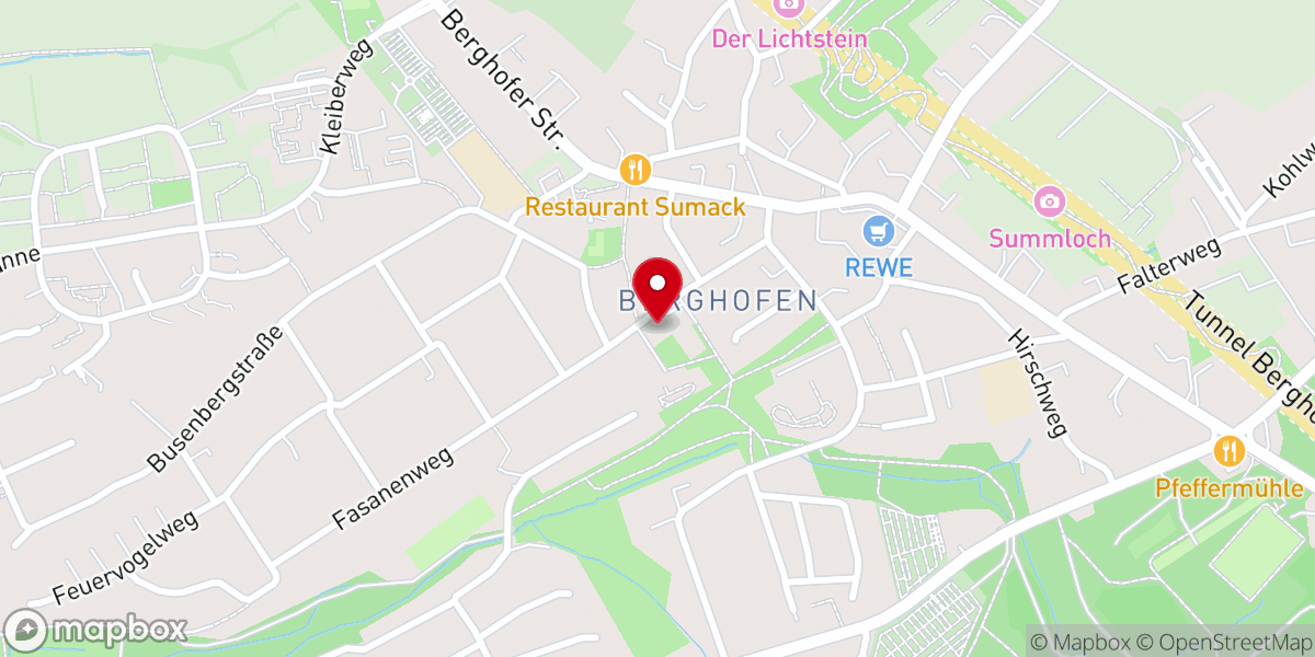 Map showing location of Kreuzkirche - Ev. Kirchengemeinde Dortmund-Berghofen