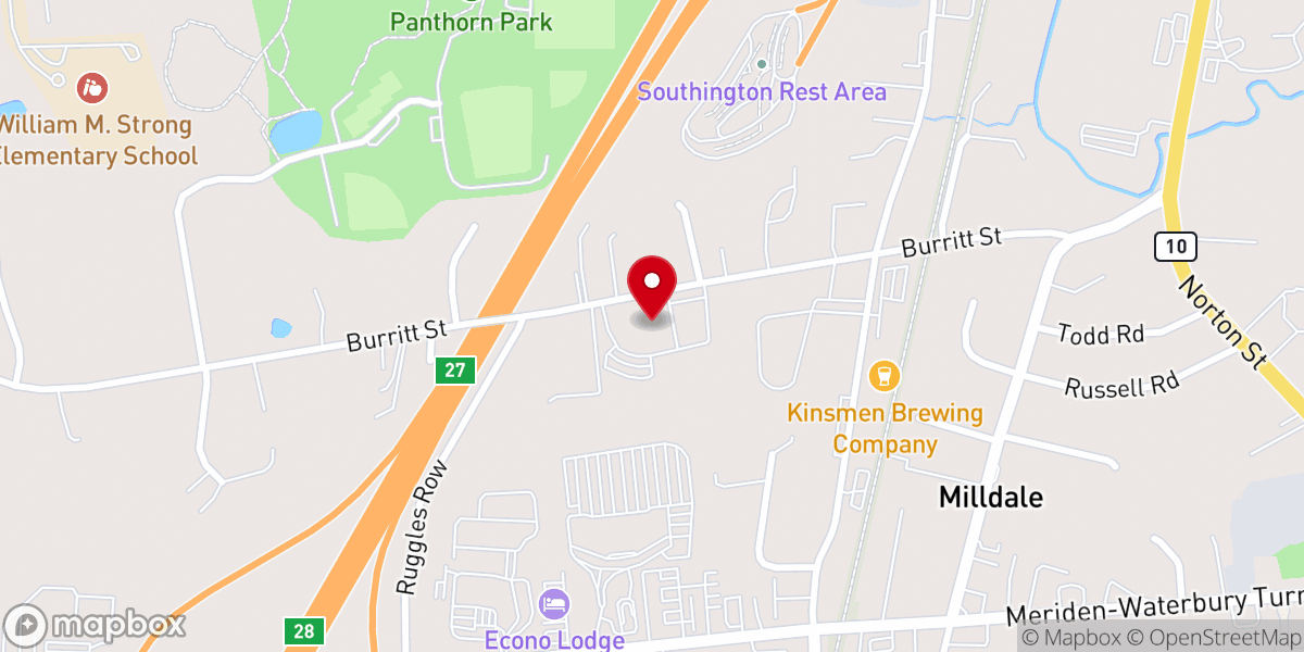 Map showing location of St. Luke Parish - St. Aloysius Church