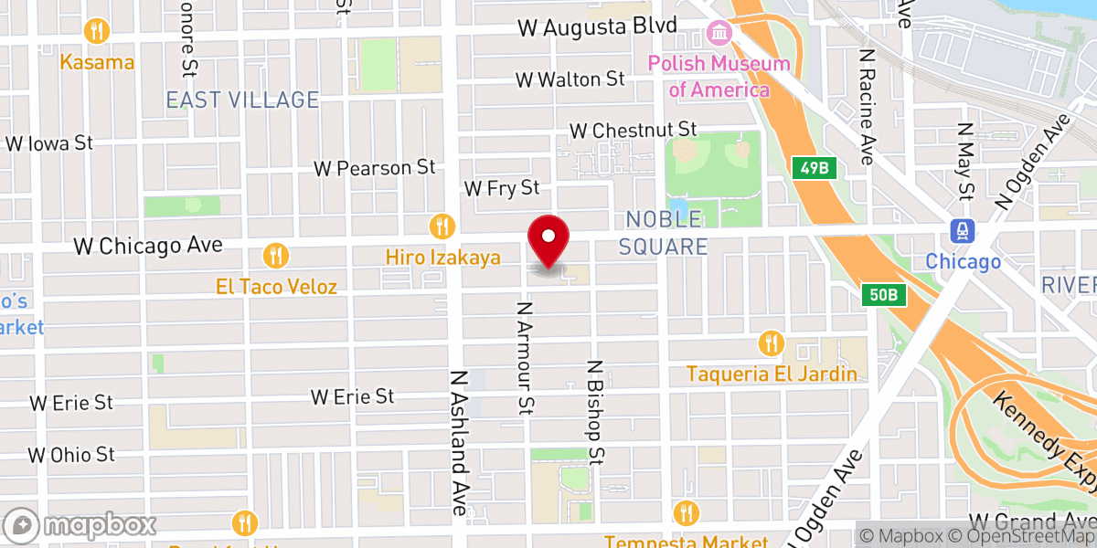 Map showing location of Blessed Maria Gabriella East Parish