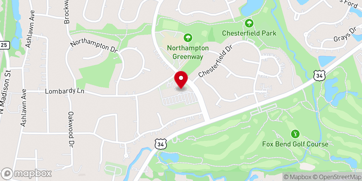 Map showing location of Saint Anne Catholic Church