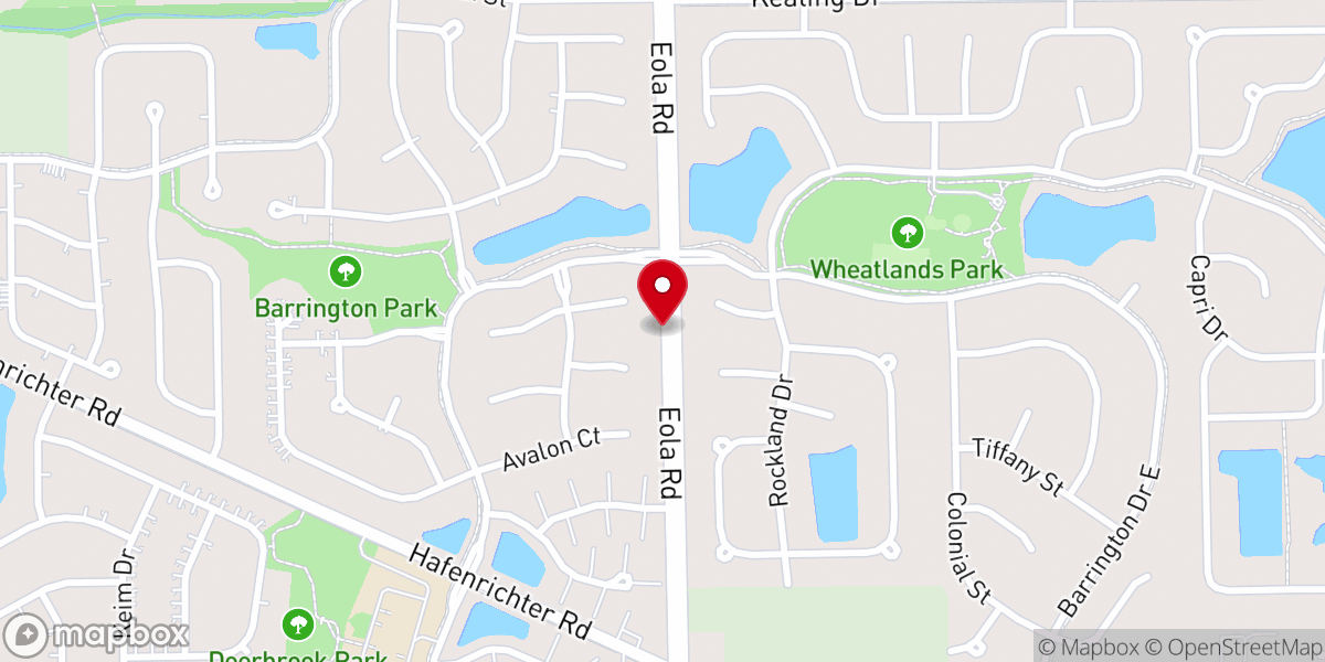 Map showing location of Bethel Prayer House