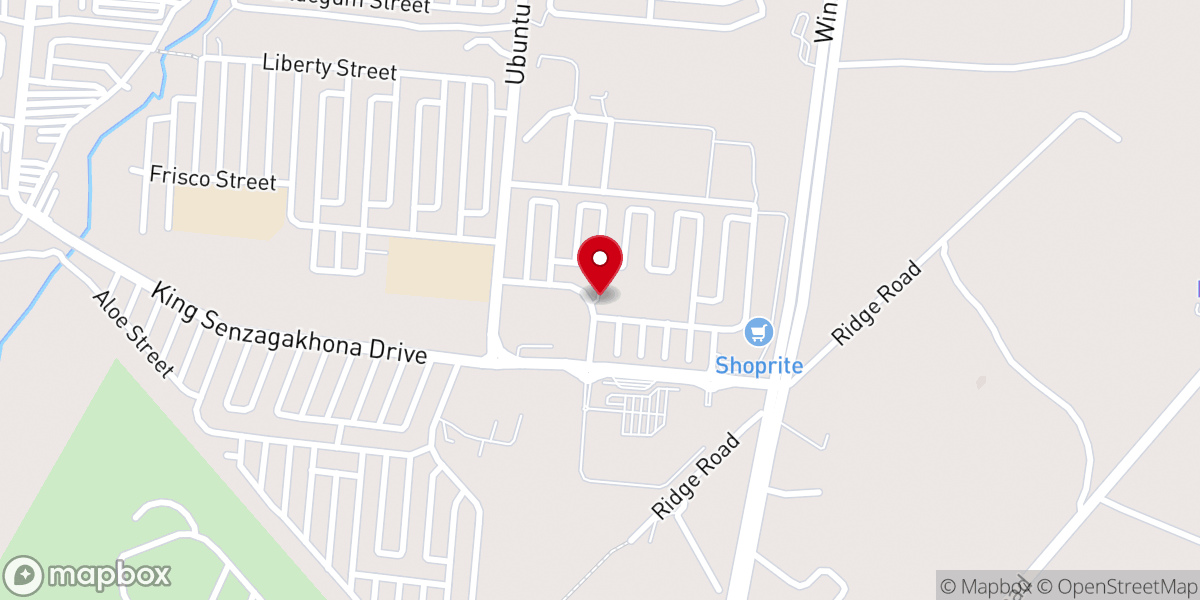 Map showing location of Reformed Church Diepsloot