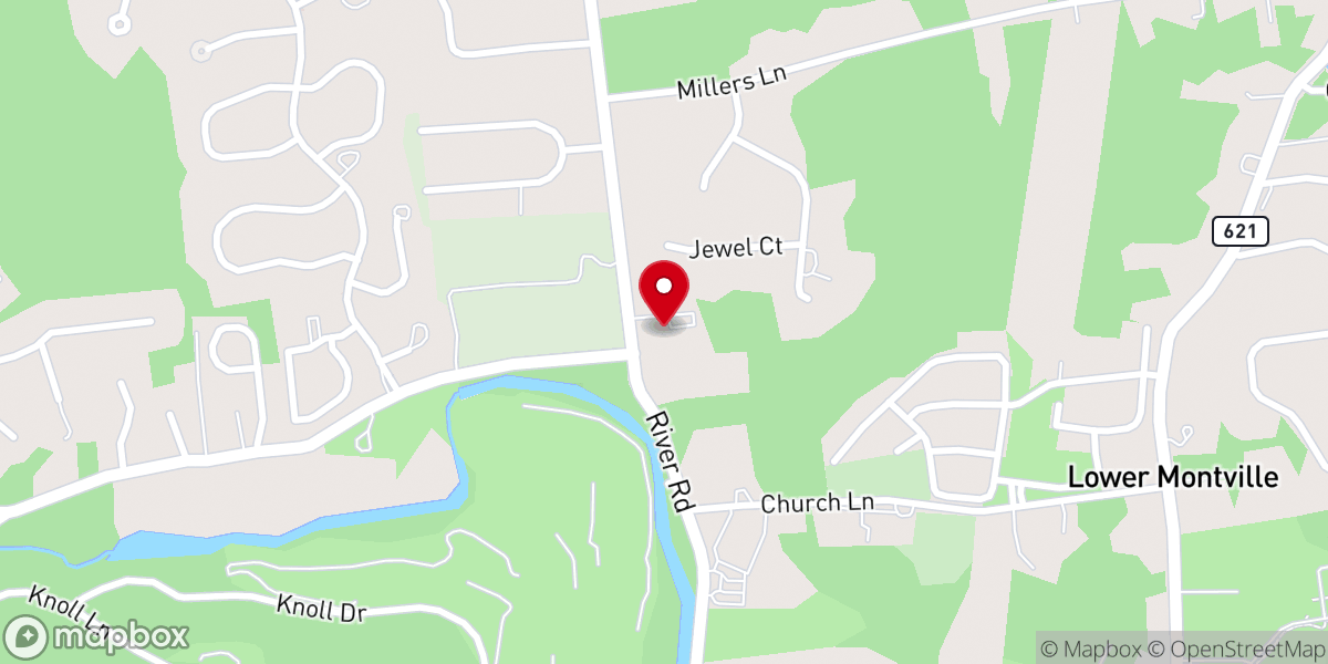Map showing location of Holy Spirit Lutheran Church