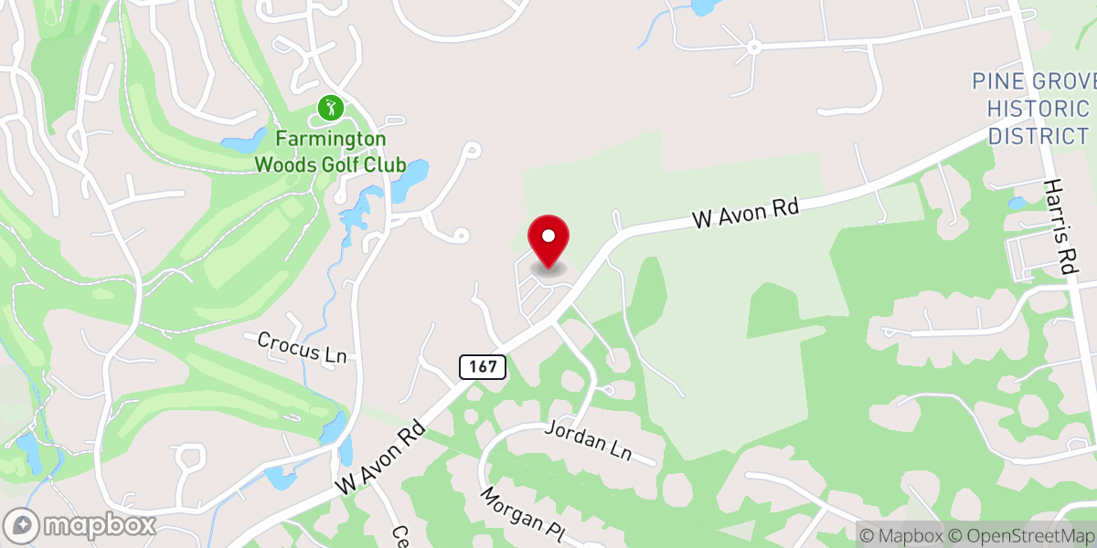Map showing location of Memorial United Methodist Church