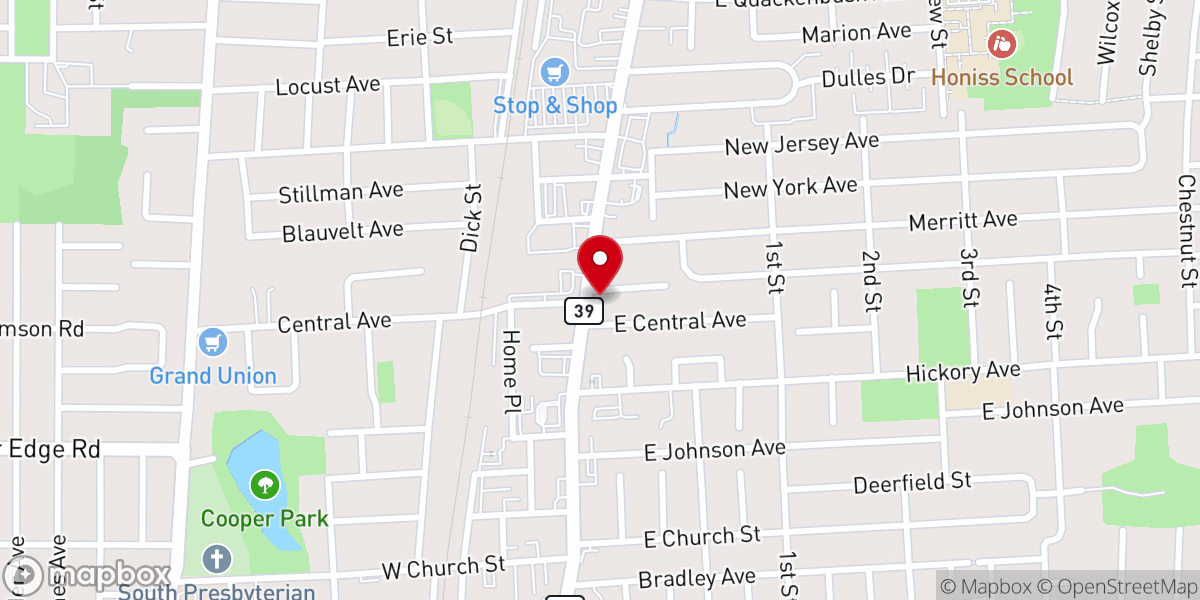 Map showing location of St.Mary's Syriac Orthodox Church