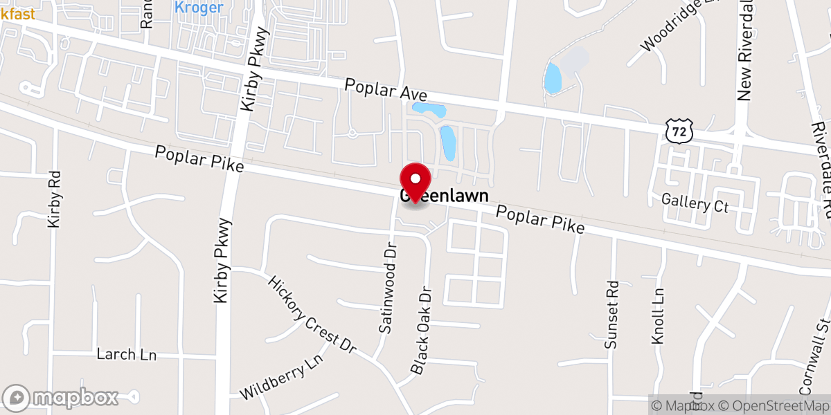 Map showing location of Lord of Life Lutheran Church