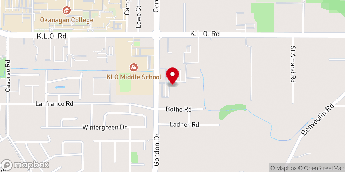 Map showing location of Evangel Church (PAOC)