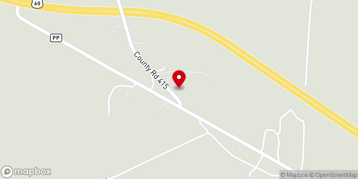 Map showing location of Bethel Chapel Church