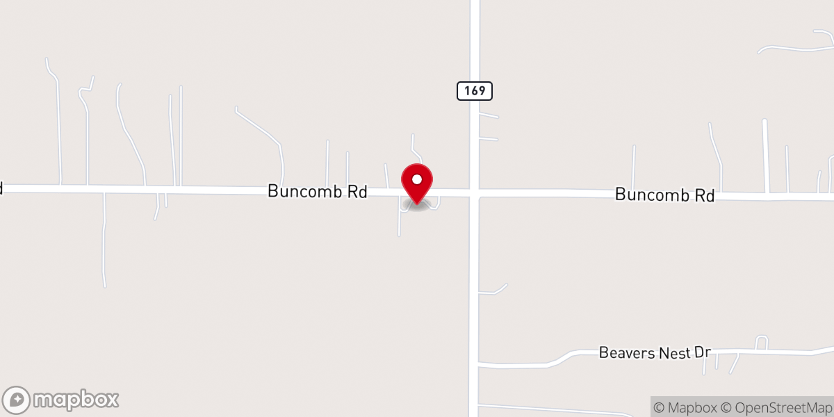 Map showing location of Mt Olive Mssnry Baptist Church